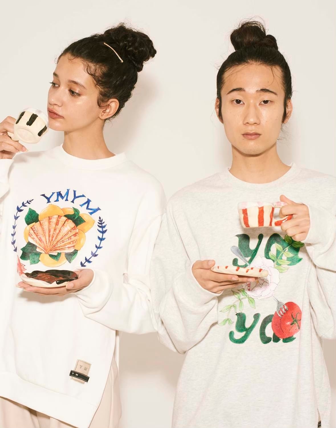 YM-12 “SHELLFISH” PAINT SWEATSHIRTS