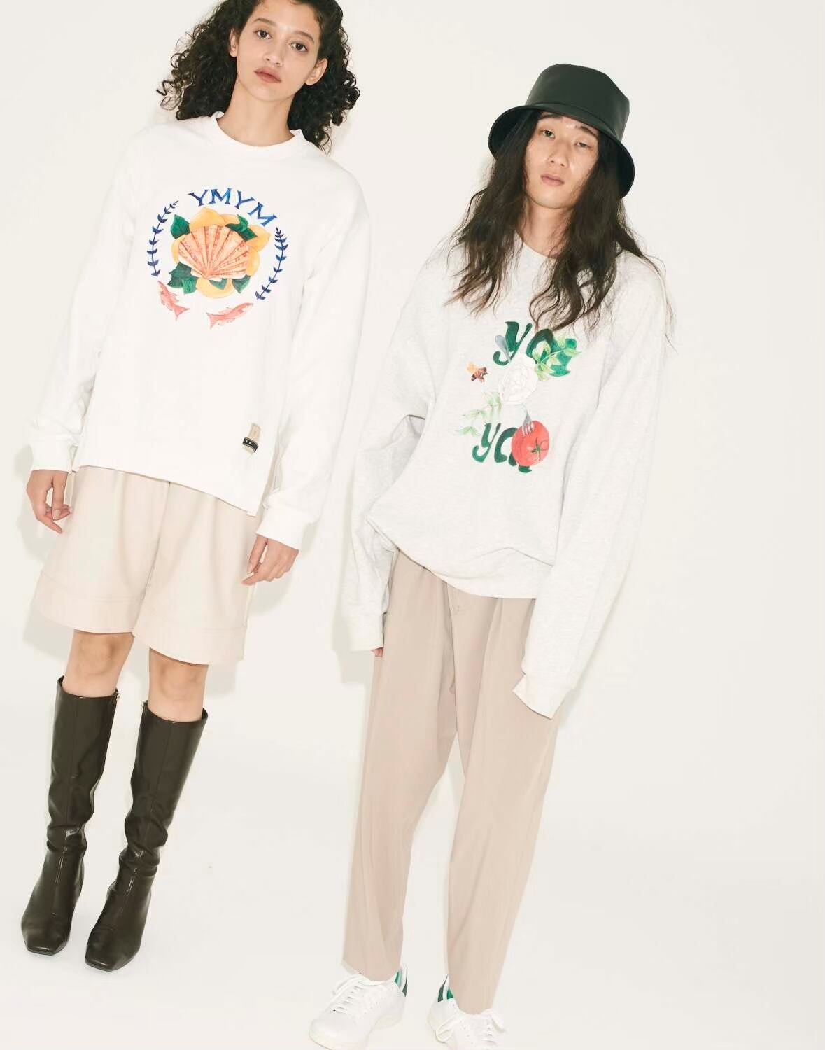 YM-12 “SHELLFISH” PAINT SWEATSHIRTS