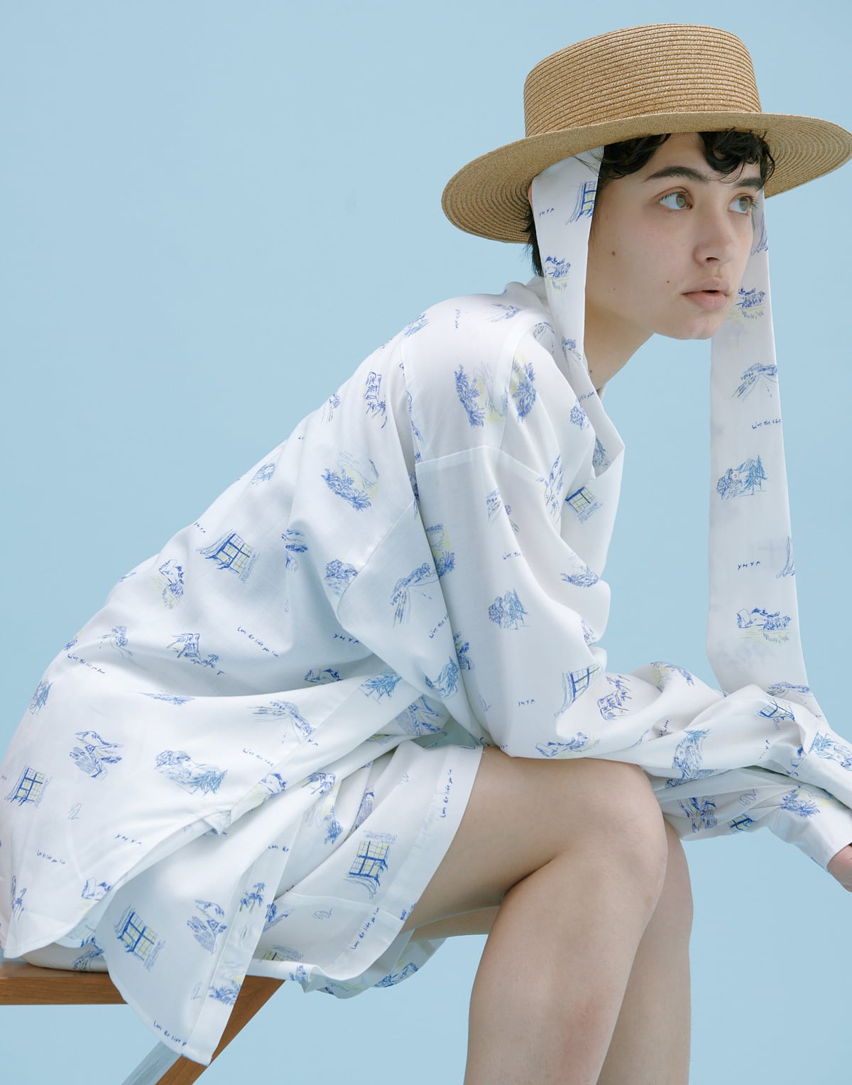 YM-018S "SOMEWHERE" PAINT SHIRT JACKET