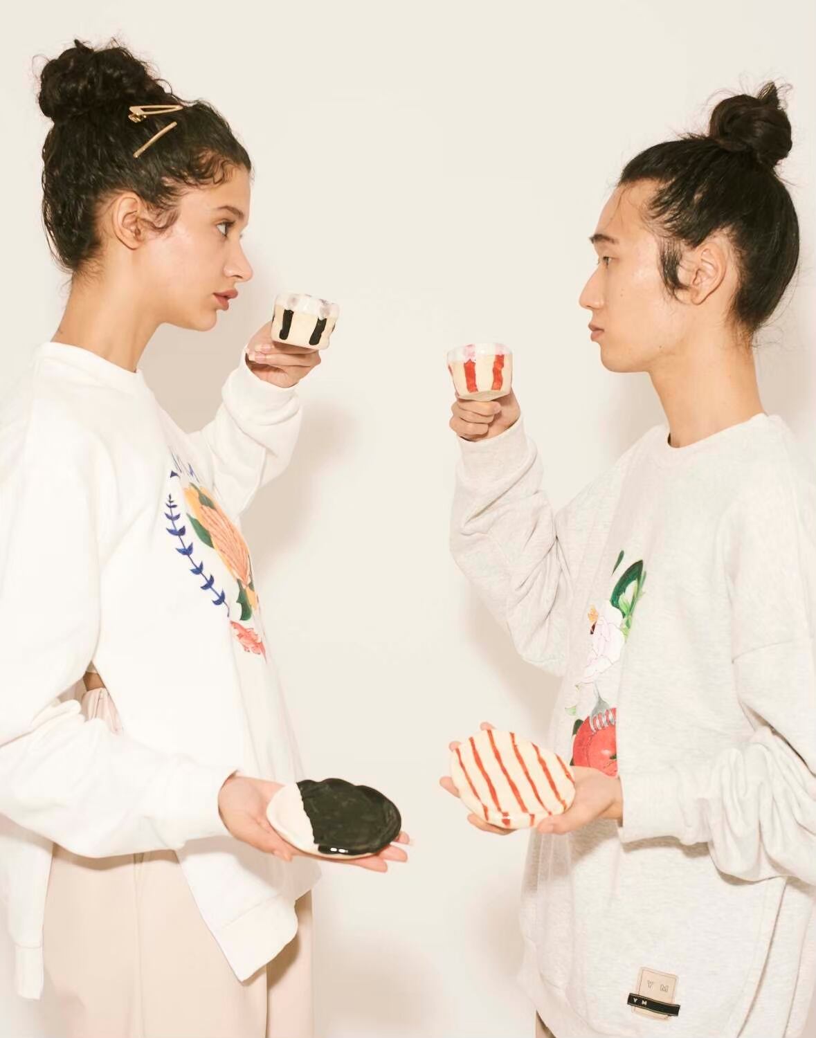 YM-12 “SHELLFISH” PAINT SWEATSHIRTS