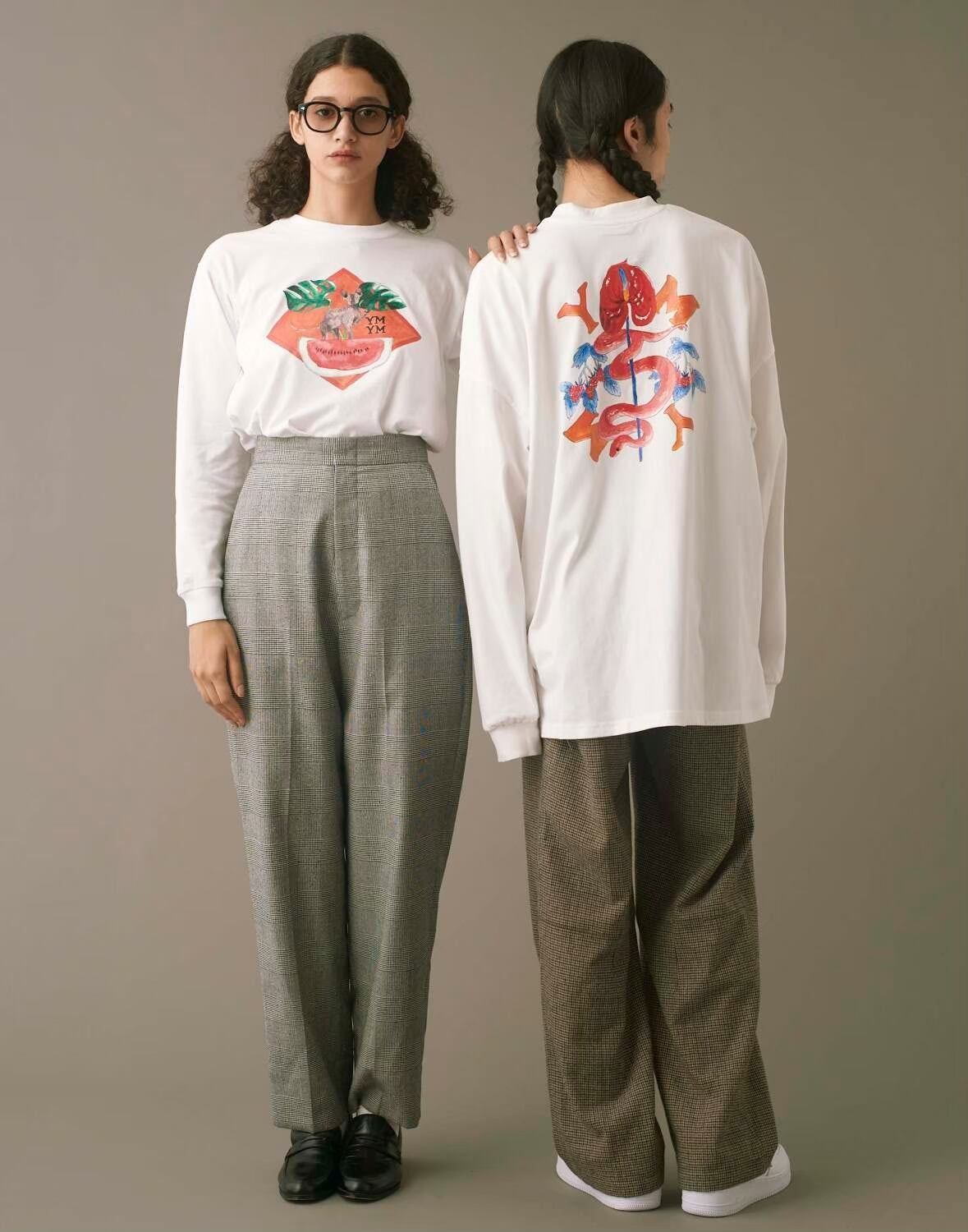 YM-14 “WATERMELON” PAINT LONG-SLEEVE SHIRT