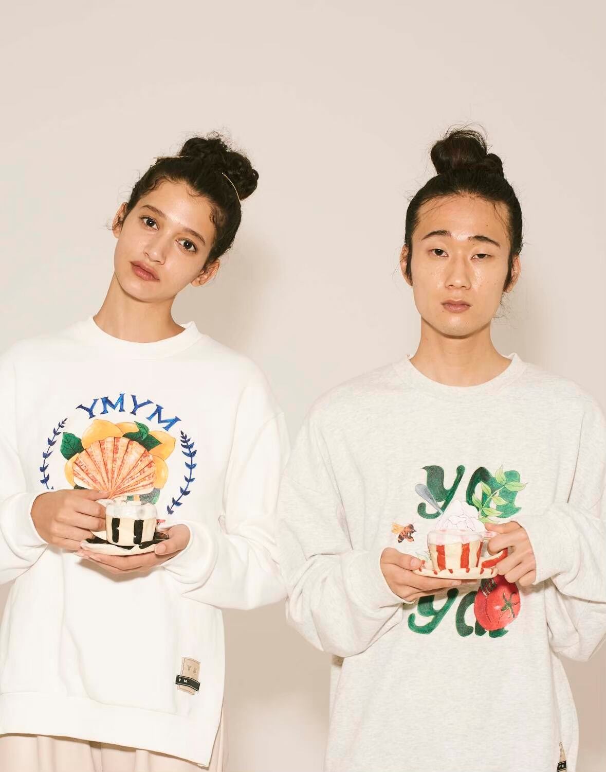 YM-12 “SHELLFISH” PAINT SWEATSHIRTS