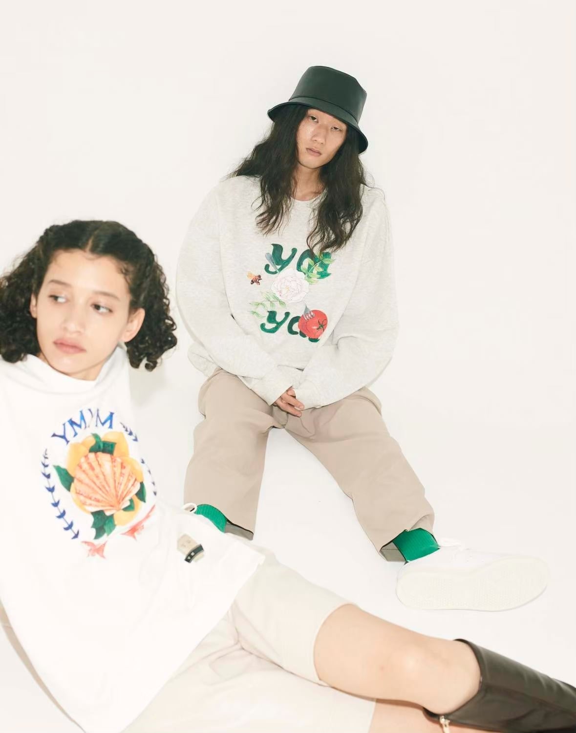 YM-12 “SHELLFISH” PAINT SWEATSHIRTS