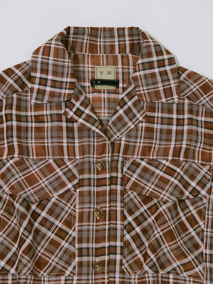 CH-02 BIG SHORT CHECK SHIRT