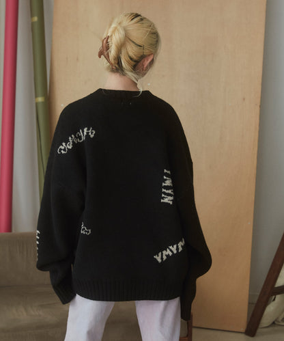 YM-018｜YMYM Graffiti Loose Knit