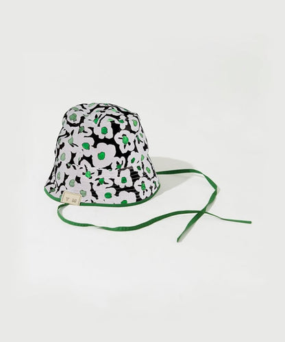 CH-05BF “BLACK FLOWERS” PRINT BUCKET HAT Limited Color