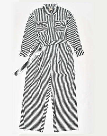 YM-020 STRIPE JUMP SUIT