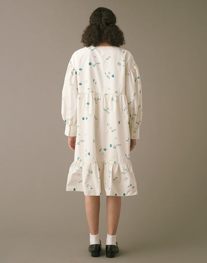 YM-09 “TATOO” PAINT FRILL DRESS