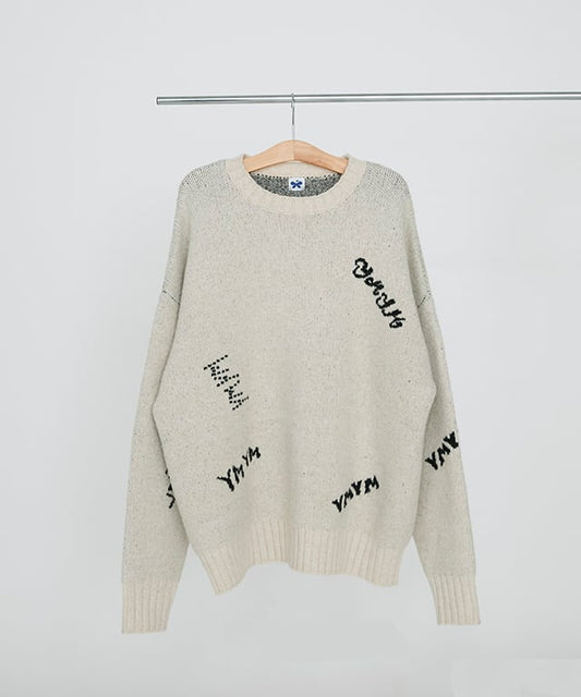 YM-018｜YMYM Graffiti Loose Knit