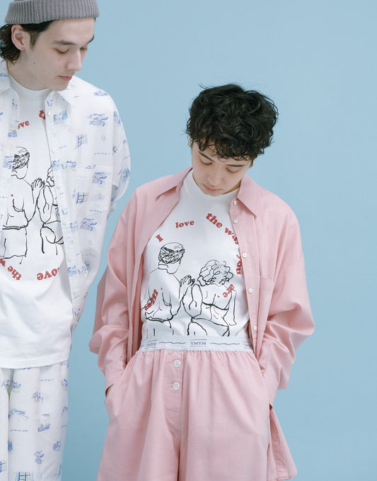 YM-024 “I LOVE,” PAINT T-SHIRT