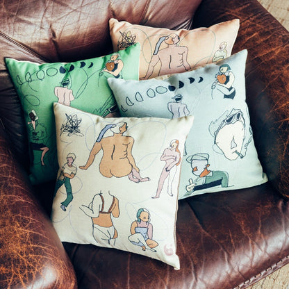 YM-031 “LOVELY PEOPLE” PAINT CUSHION