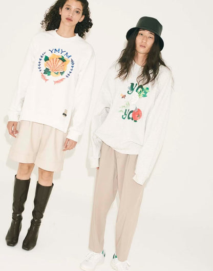 YM-12 “SHELLFISH” PAINT SWEATSHIRTS