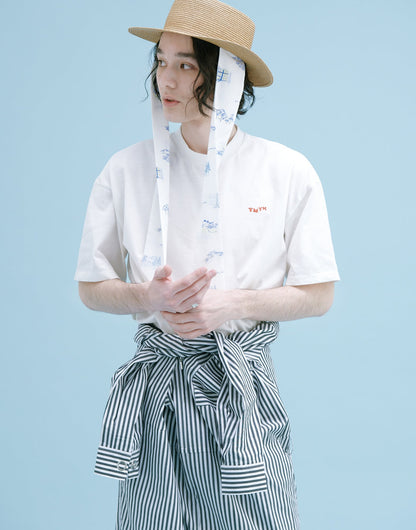 YM-020 STRIPE JUMP SUIT