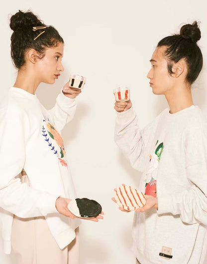 YM-12 “SHELLFISH” PAINT SWEATSHIRTS