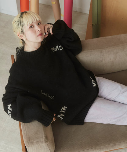 YM-018｜YMYM Graffiti Loose Knit