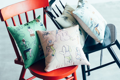 YM-031 “LOVELY PEOPLE” PAINT CUSHION