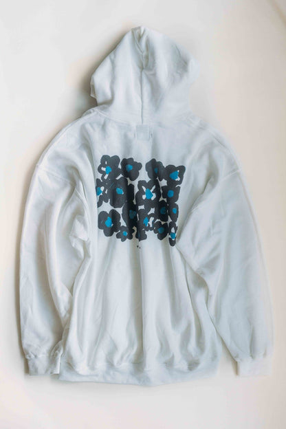 CH-09 “BLACK FLOWERS” PRINT  HOODIE