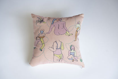 YM-031 “LOVELY PEOPLE” PAINT CUSHION
