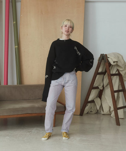 YM-018｜YMYM Graffiti Loose Knit