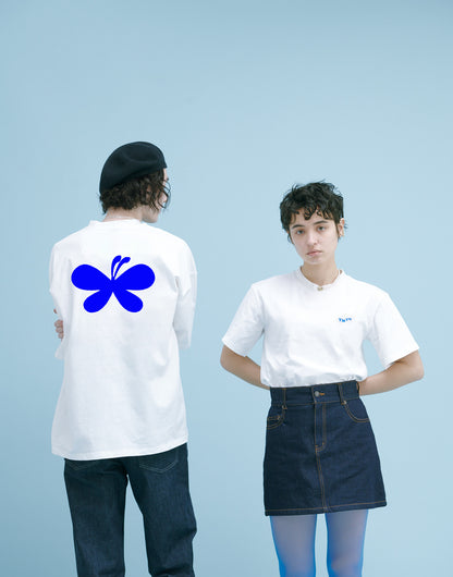 YM-025B Back Print Butterfly T-shirt